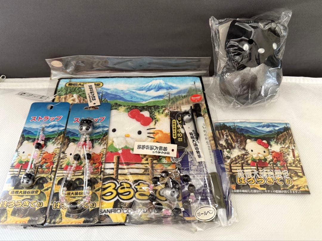 【激レア生産終了品】箱根大涌谷ハローキティーちゃん黒玉子卵hello kitty