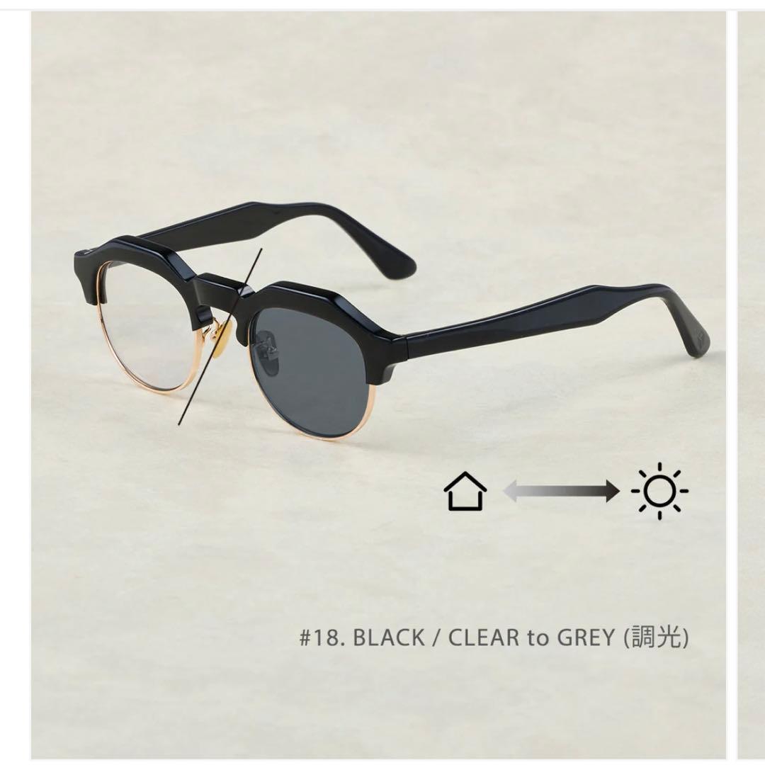 OWN　#18 BLACK / CLEAR to GREY (調光) サングラス