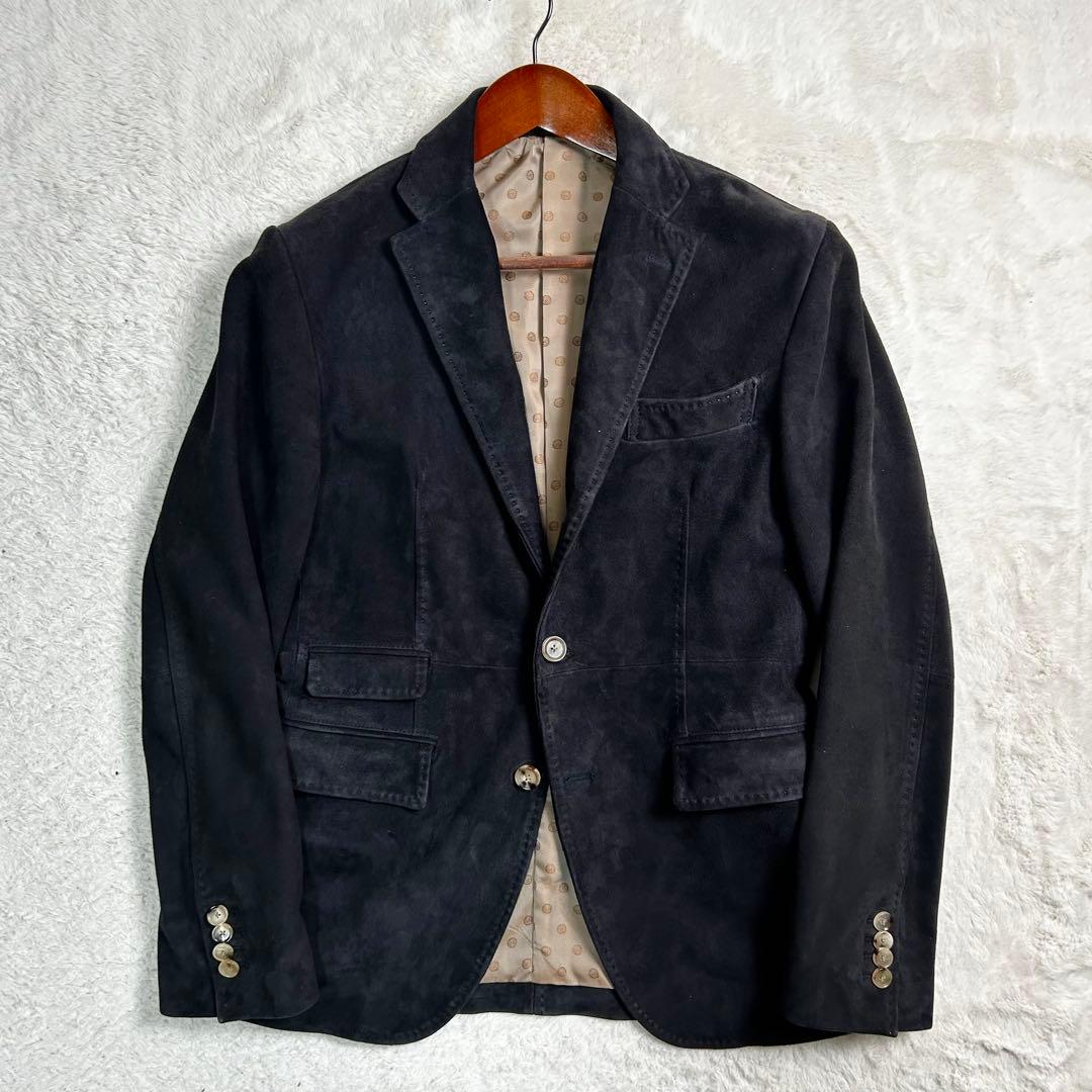 R&BLUES by azabu tailor 山羊革　テーラードジャケット