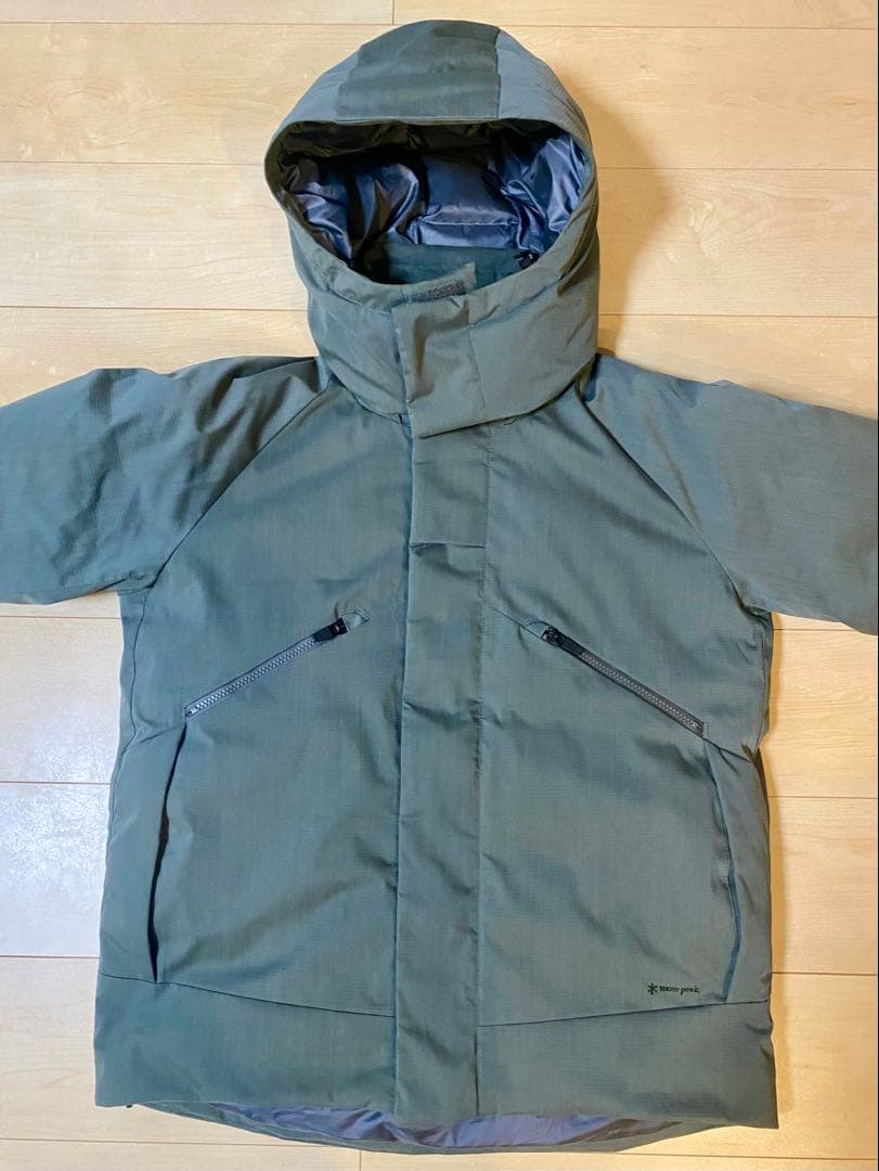 焚火スペック】snow peak タキビダウンジャケット Mサイズ - メルカリ