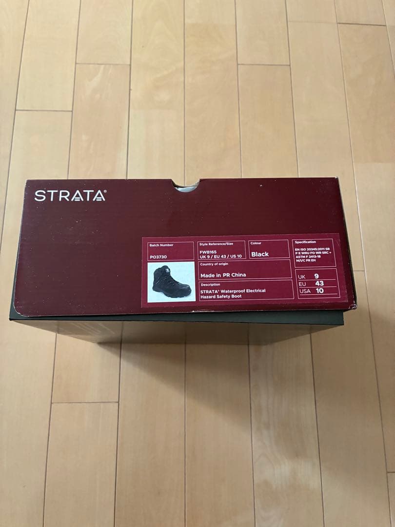 新品　STRATA 安全靴 ブラック　27.5cm