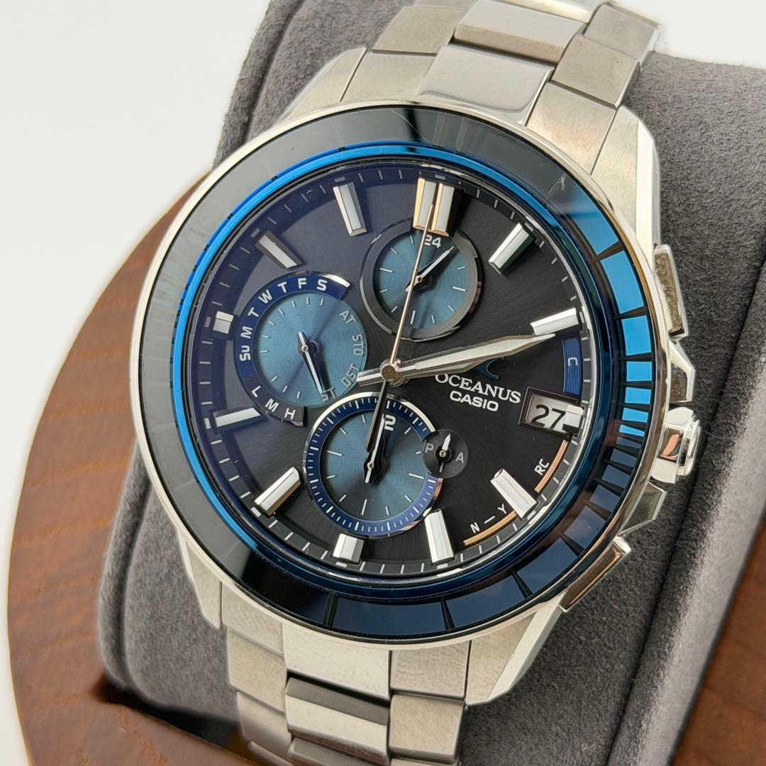 【超希少】カシオ　オシアナス　江戸切子　OCW-S4000D-1AJF ブルー