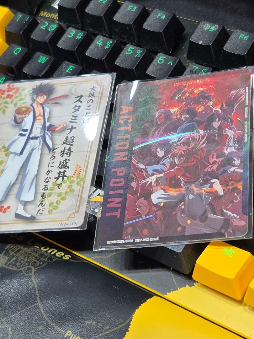 UNION ARENA ACTION POINT　るろうに吉野家　カードセット UNION ARENA Playmat & Action Point Cards Set SOLO LEVELING