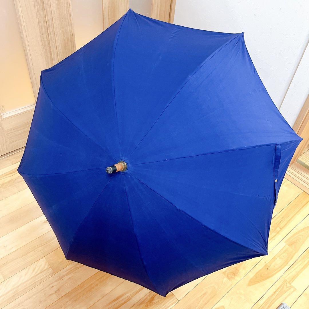 HERMES エルメス 傘 ネイビー