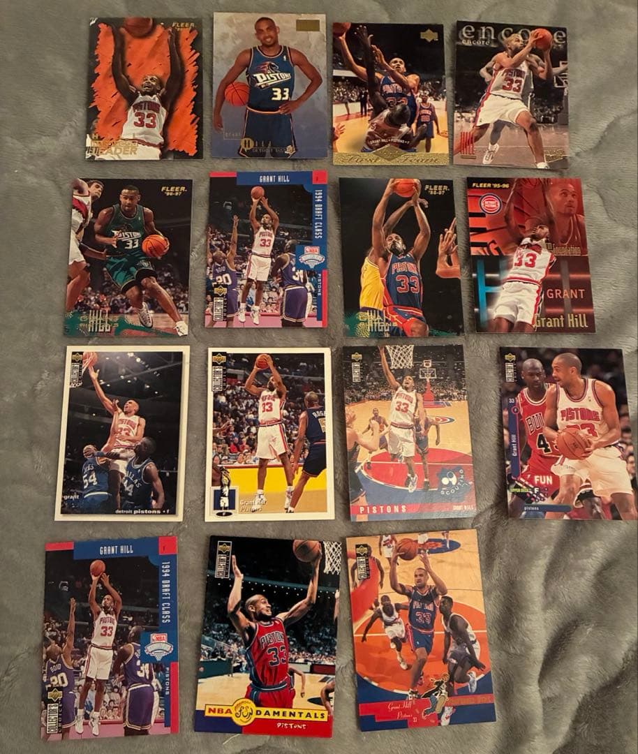 NBA トレーディングカードセット グラント.ヒル 1990年代 15枚 - メルカリ
