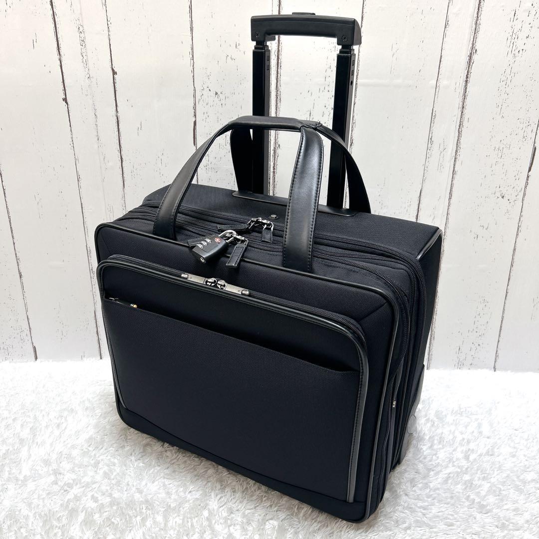 ace. キャリーケース 機内持込可 鍵付 拡張式 ブラック Ace（エース） 最大51%☆3/3限定 特典付 スーツケース クレスタ