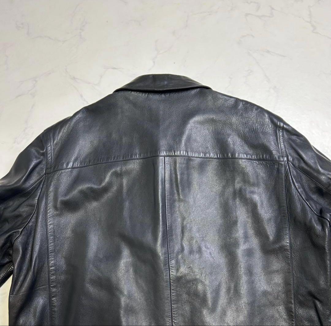 希少】仏製 アニエスベーオム レザー ドリズラージャケット 黒 riri