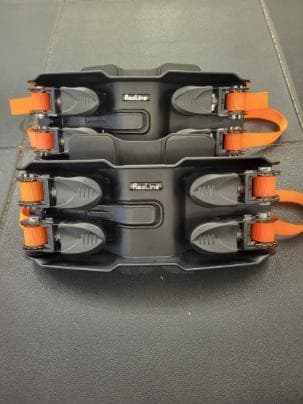 リアライン　コア①トレーニング・パワーベルト ブラック・オレンジ