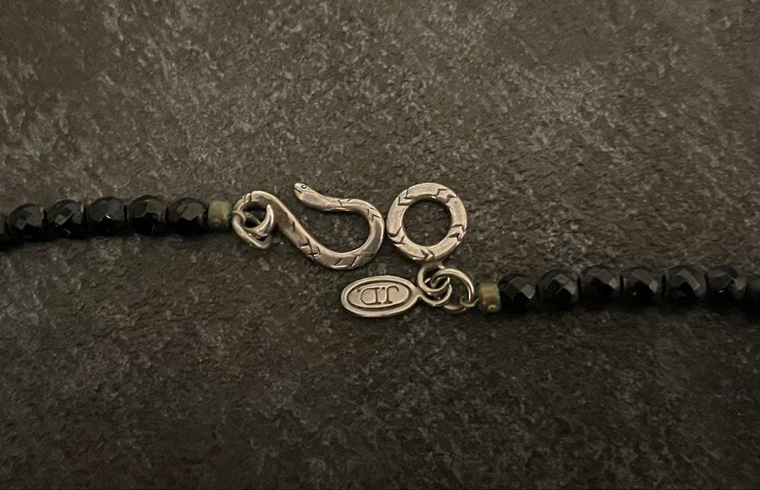 JUSTINDAVIS オニキスネックレス 50cm - メルカリ