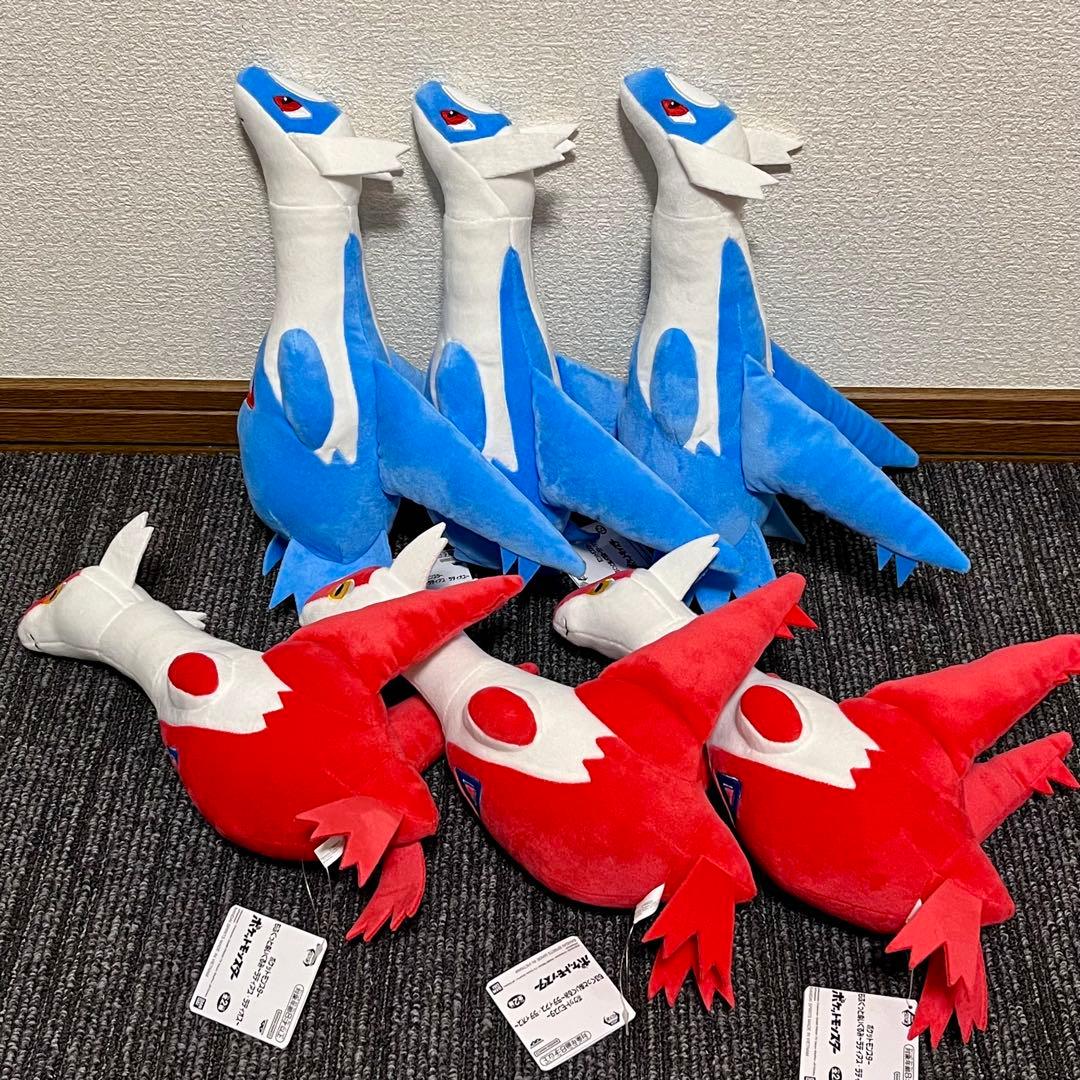 ポケットモンスター もふぐっとぬいぐるみ ラティアス ラティオス 6体セット