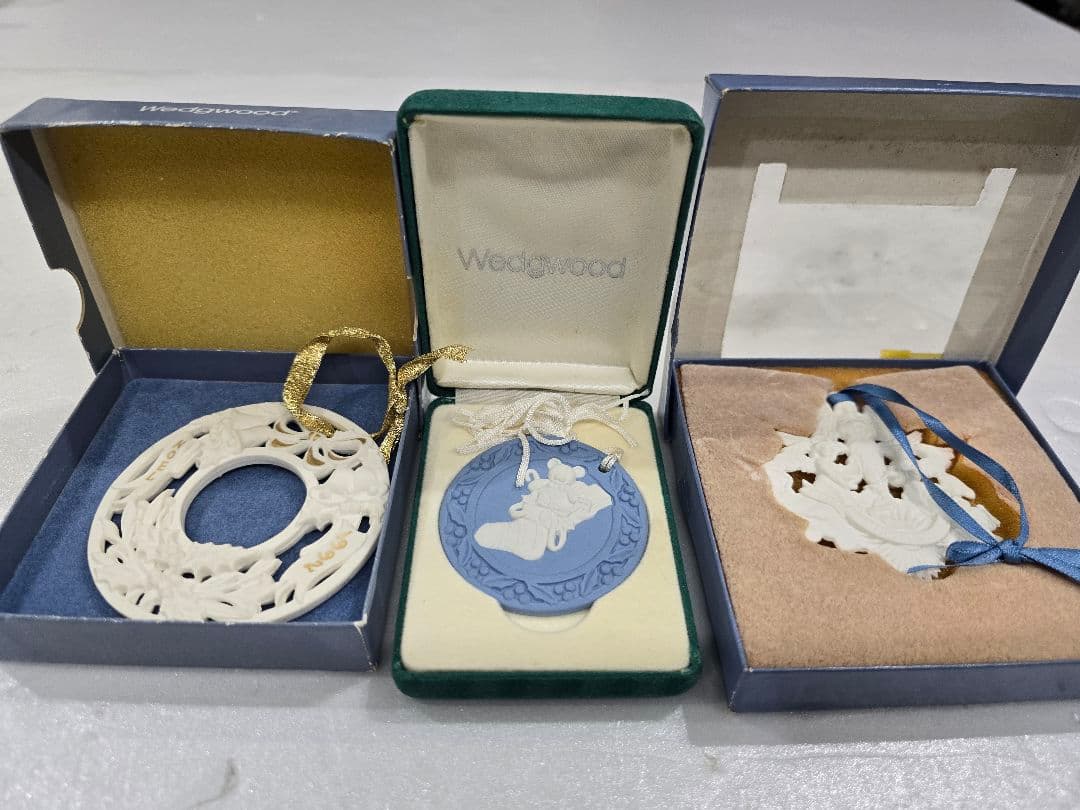 最終値下げ ウェッジウッド WedgeWood オーナメント クリスマス 3個