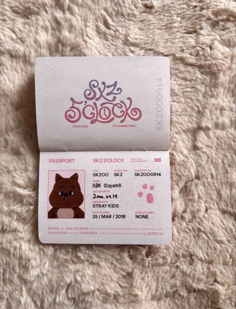 SKZOO PLUSH TEDDYBEAR クォッカ - メルカリ