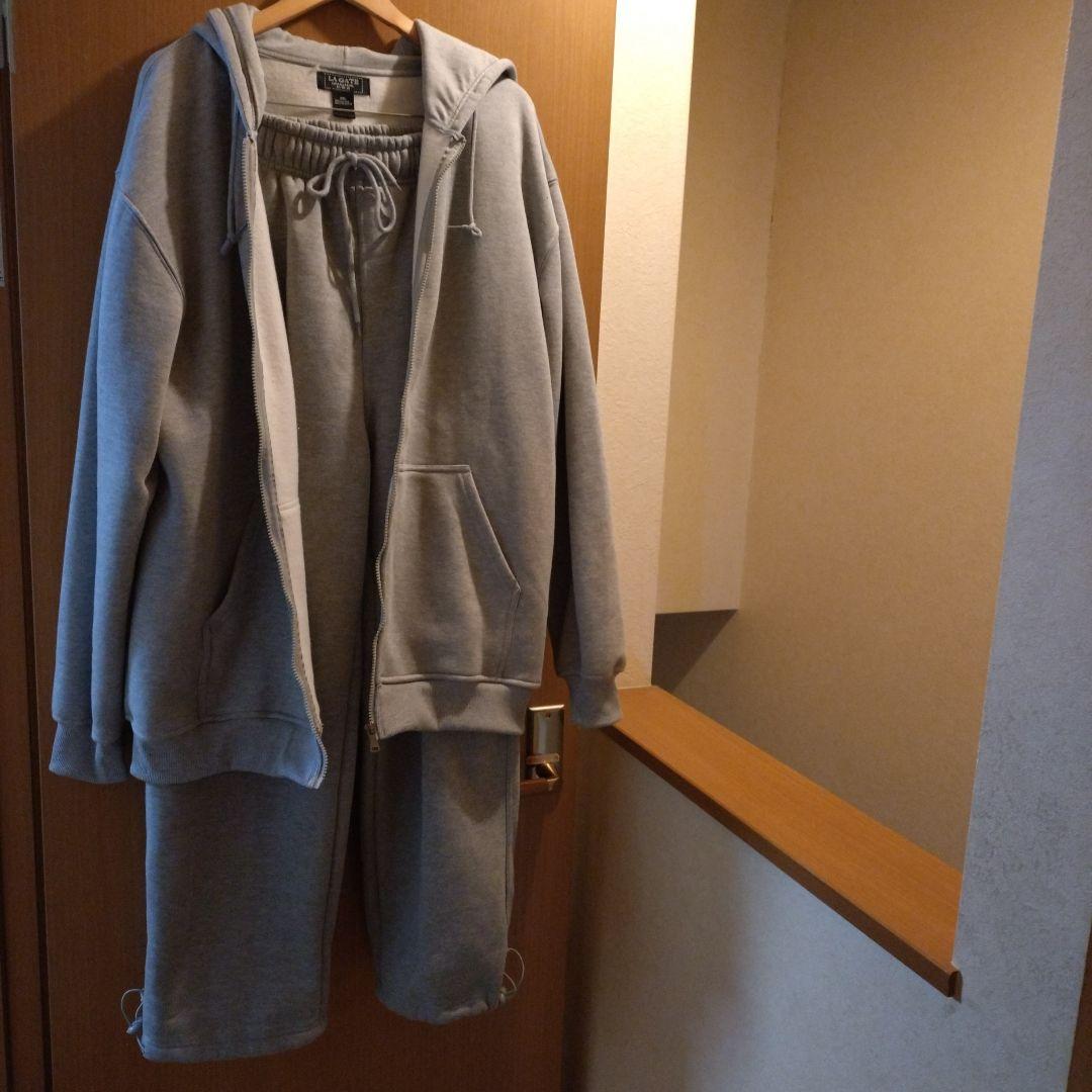 R*O様 LAGATE USA ストリート系パーカー&カーゴパンツスウェットセッ
