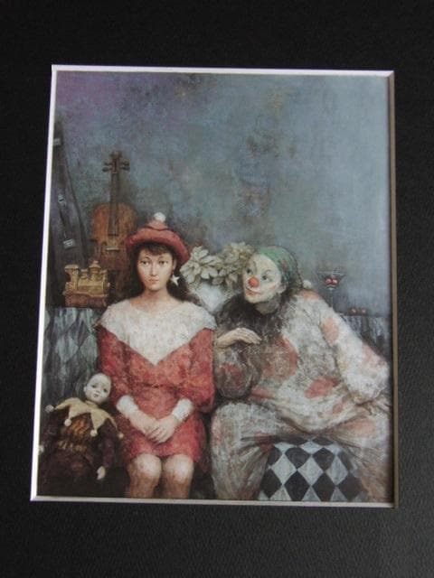 矢野喜久男、【二十歳のエピローグ】、希少な大判額装用画集より、美品、日本人画家