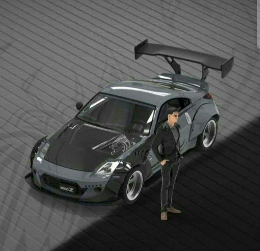 1/64スケール ワイルドスピードドリフトキング350Zフィギュア付