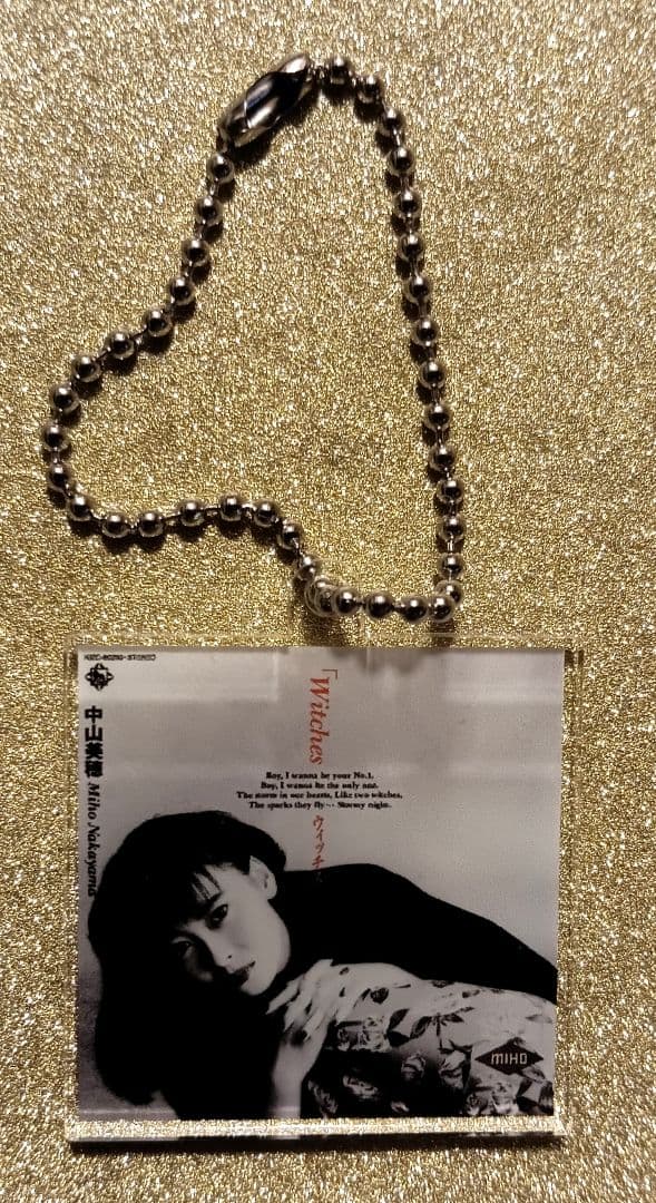 新品未使用】中山美穂シングルジャケットキーホルダー16 Witches