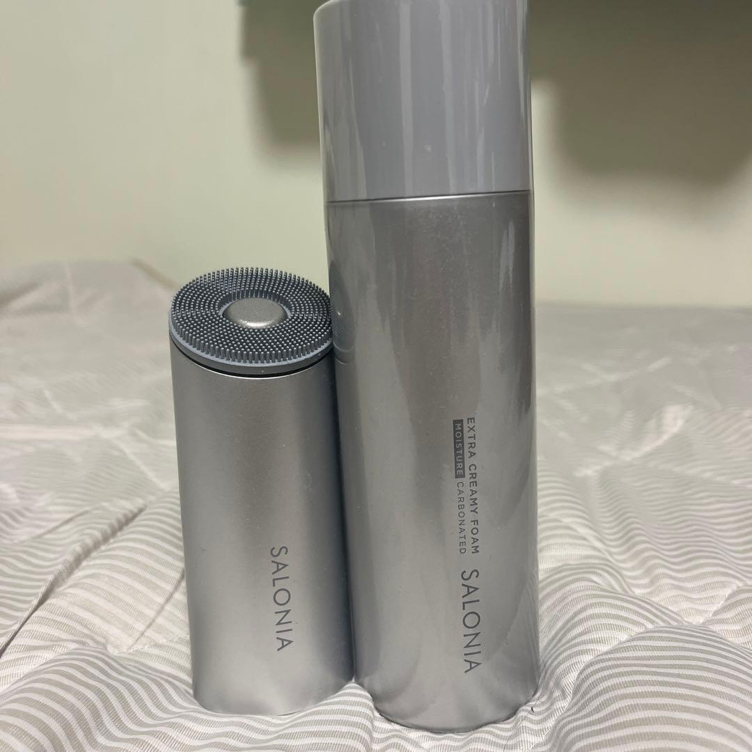 SALONIA イオンフェイシャルブラシ　洗顔フォーム付き
