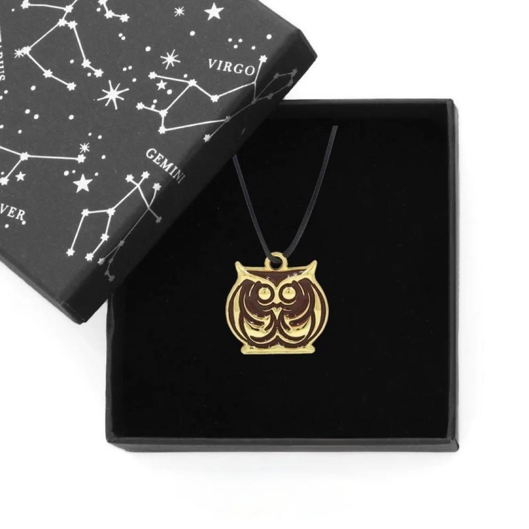 リコリス・リコイル アラン機関 フクロウ 金属ネックレス ペンダント