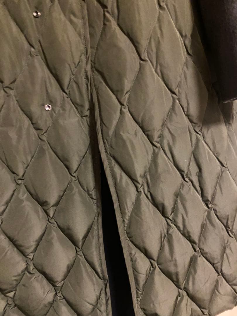 美品 お値引き】リムアーク 2typeテントライン ダウンコート カーキ