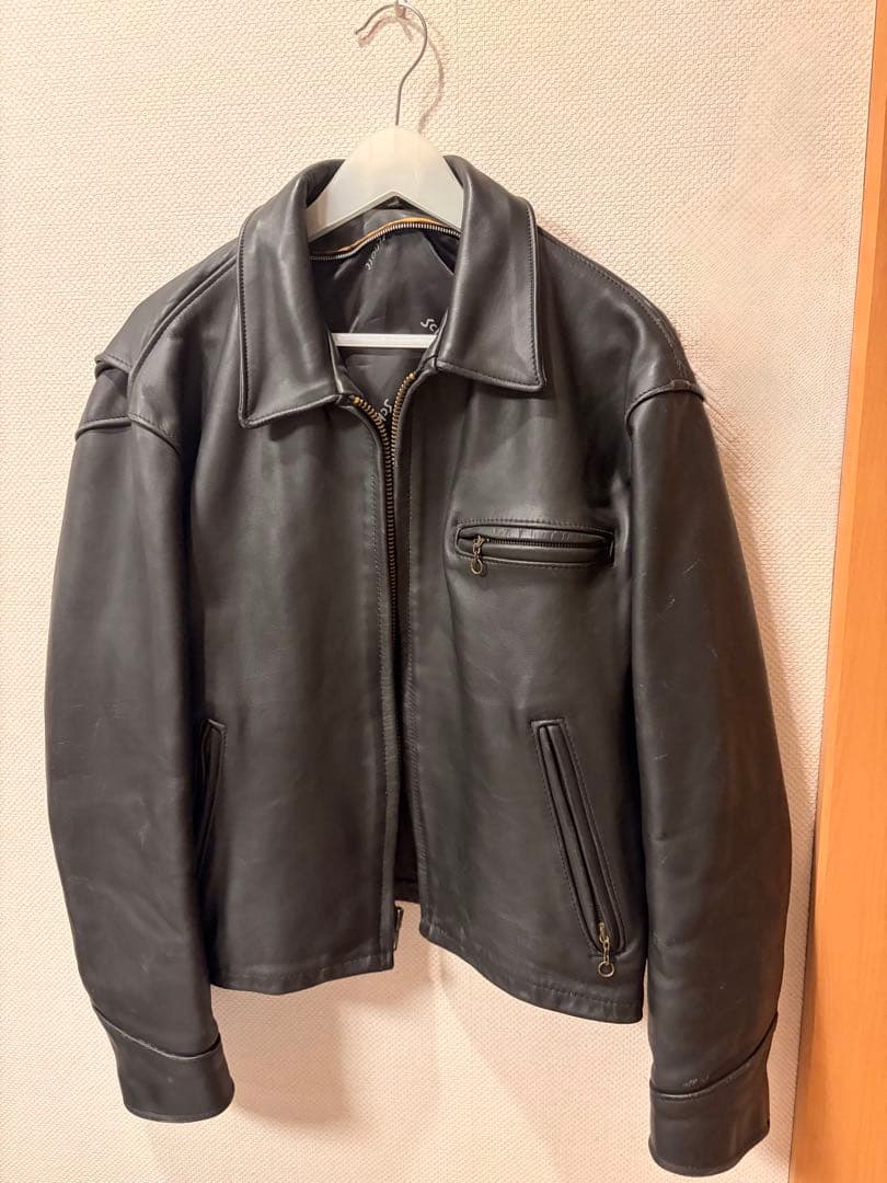 $*ロ様 Schott ショット　シングルライダース　642 size42 Ha