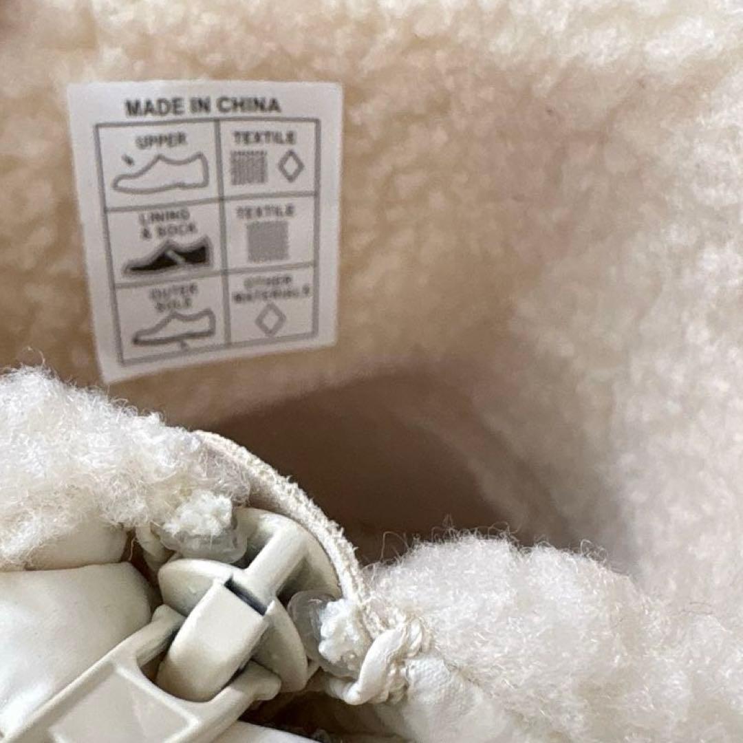 HUNTER ホワイト スノー ブーツ キッズ 19cm 子供 UK11 - メルカリ