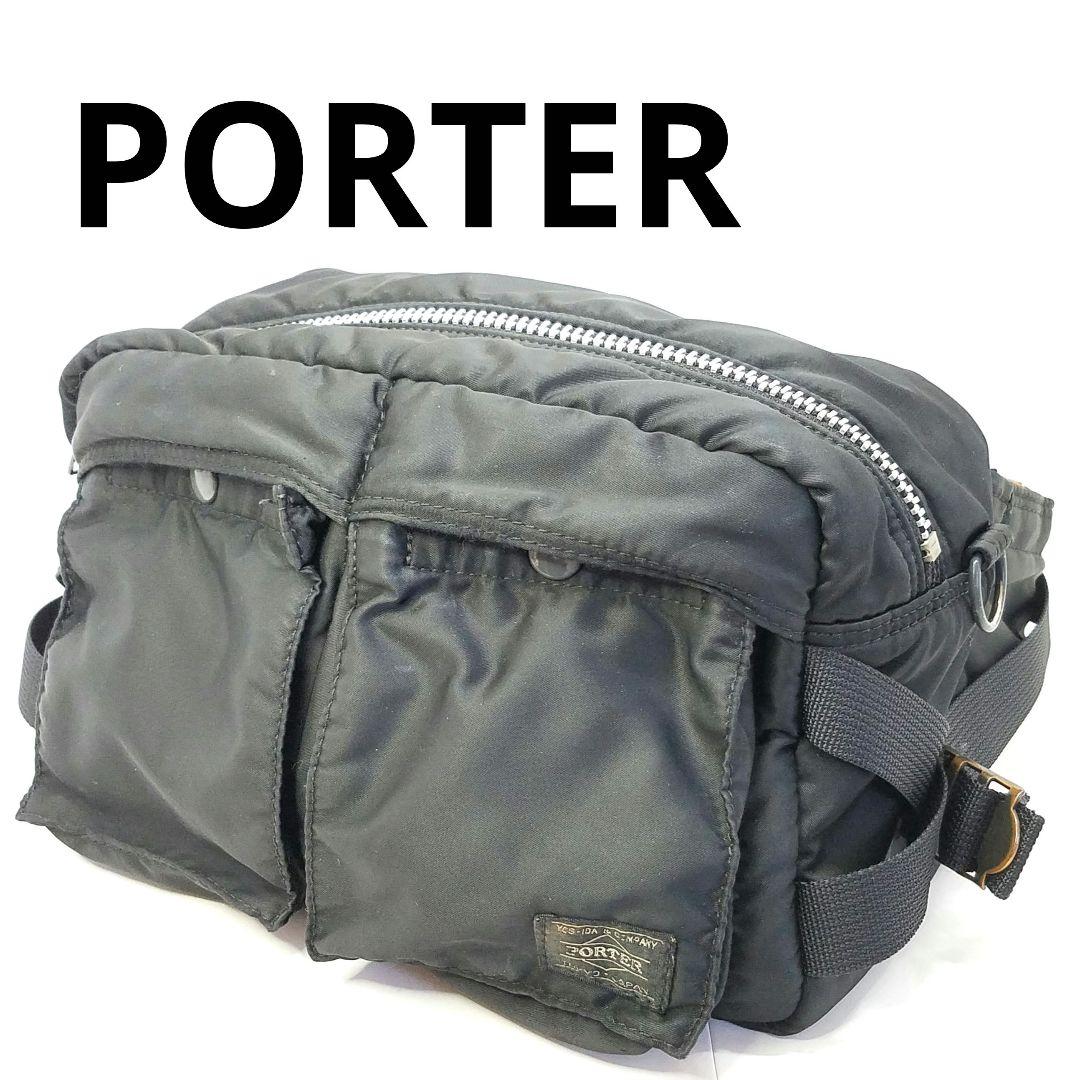 ポーター PORTER タンカー ボディバッグ ショルダーバッグ 黒 ブラック