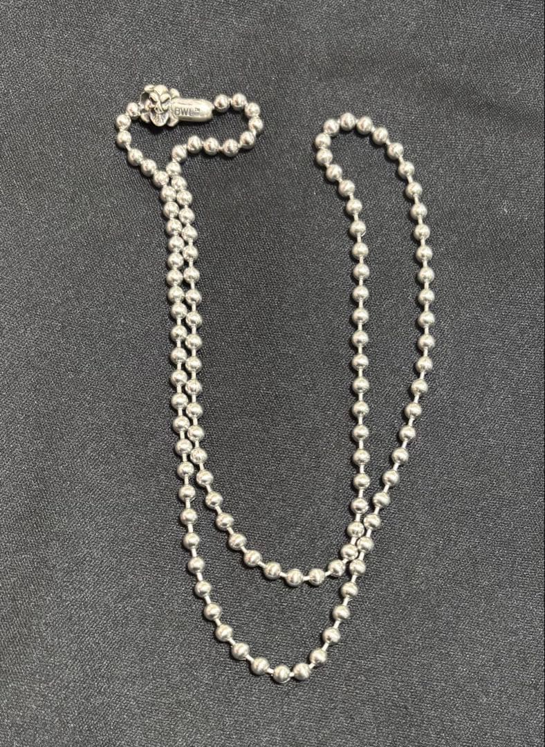 ６０センチ　4㍉　ボールチェーン ボールチェーン 4mm 60cm ネックレス シルバー925 シルバーチェーン