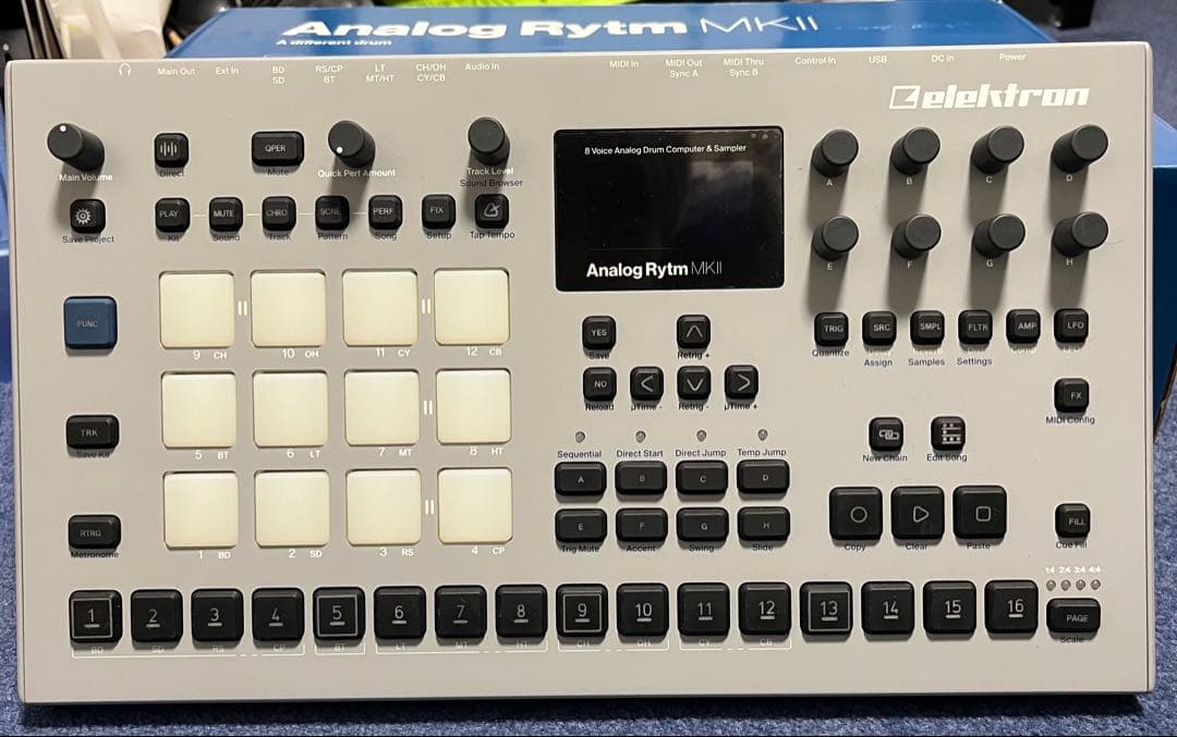 鍵盤楽器 Elektron Analog Rytm MKII Elektron Analog Rytm MKII (Black) - Perfect Circuit