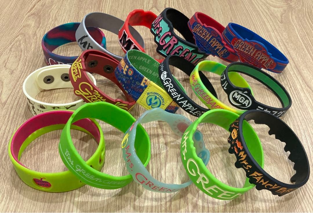 Mrs. GREEN APPLEラバーバンド M109686792 - ミュージシャン低 価格 通販