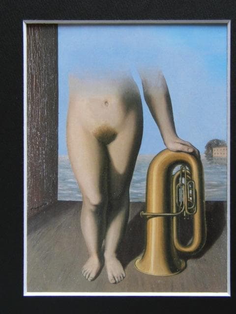 ルネ・マグリット、洪水、希少な画集より、新品高級額・額装付