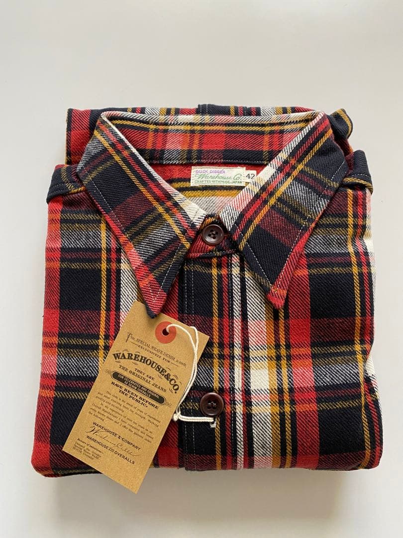 WAREHOUSE ネルシャツ