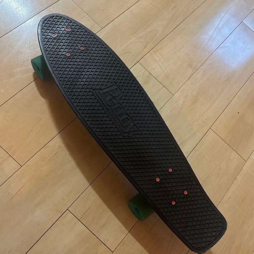 Penny ボード ブラック/グリーン　27インチ