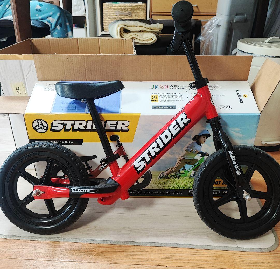 STRIDER バランスバイク 赤 12インチ スポーツモデル 日本正規品】ストライダー スポーツ レッド 12インチ 動作確認済み