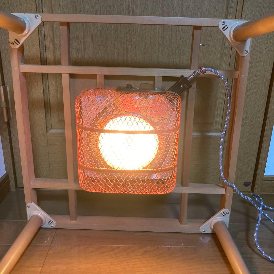 昭和レトロな電気こたつ・天板セット　　(東芝)