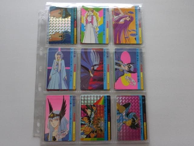 ☆初期物本弾激レア☆聖闘士星矢カードダス本弾第3弾当時物39種類117枚