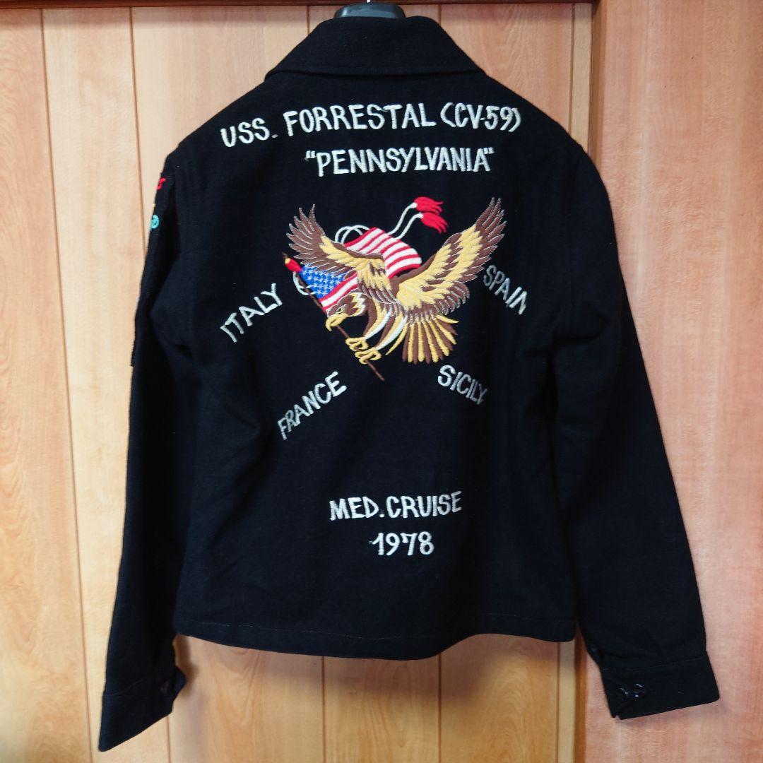 70s USS ツアージャケット スーベニアジャケット イーグル 袖スコーピオン