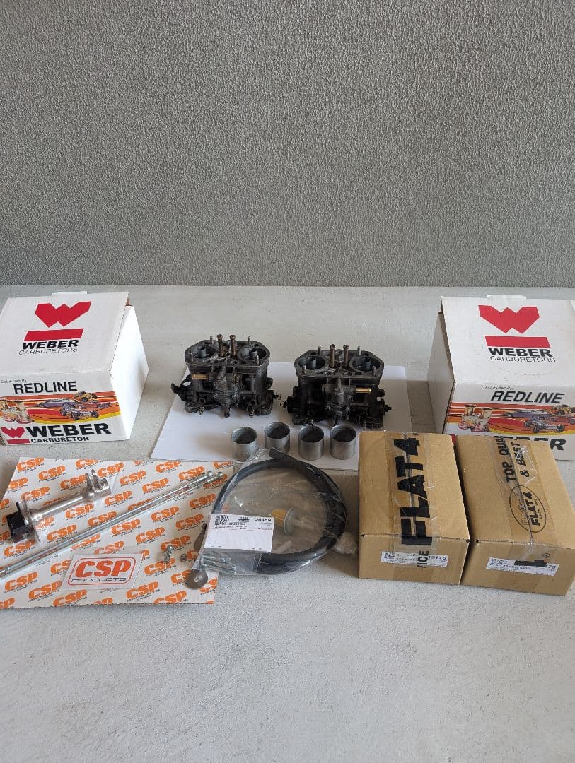 K*a様 ウェーバーIDF44キャブレター　スペイン製 FLAT4 ONLINE SHOP / WEBER 44 IDF デュアルキャブレターKIT by GERMAN