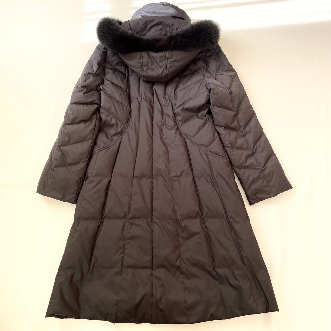 新品未使用】カオリーヌ ダウンコート フォックスファー ロング フード
