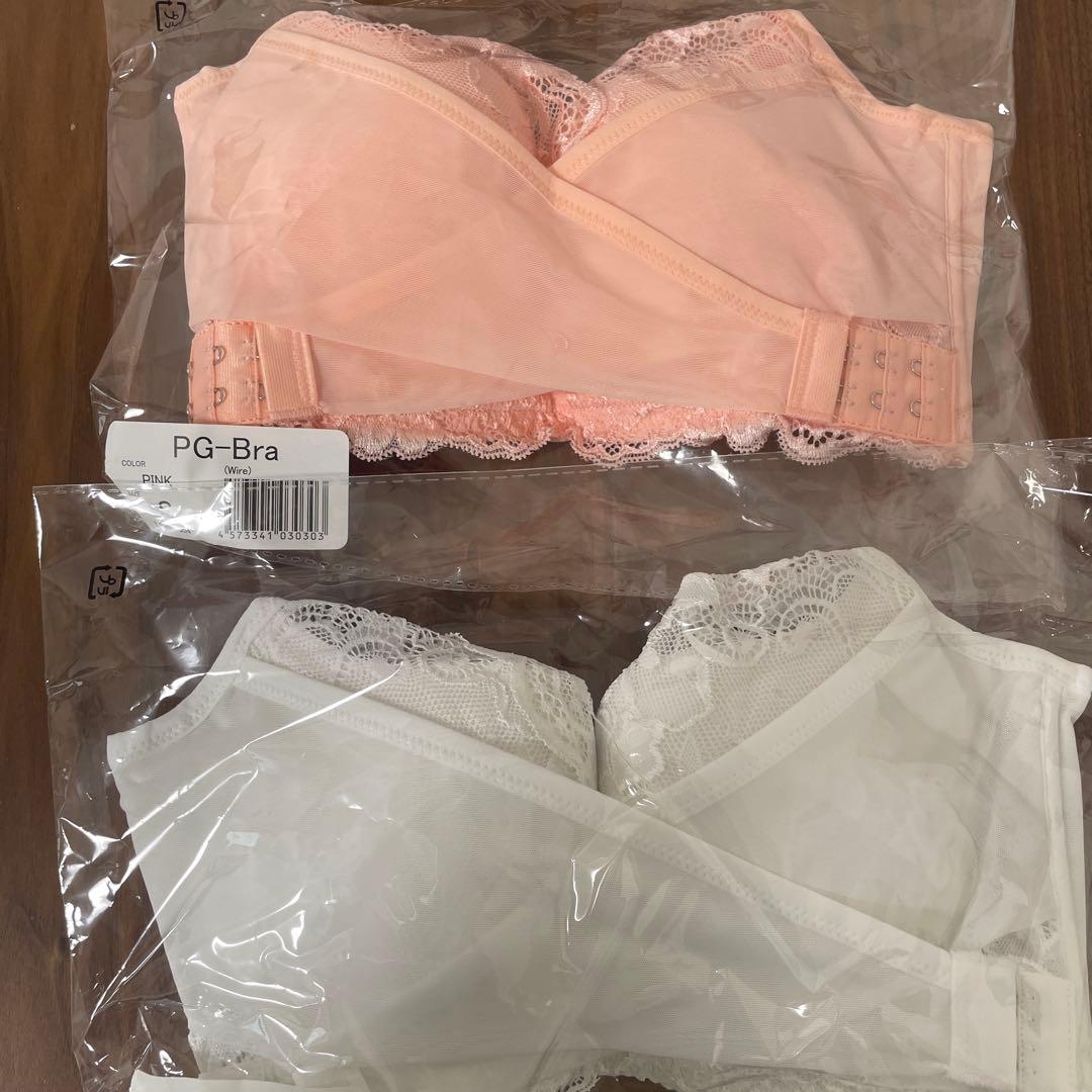 PG-Bra ピンク・ホワイト Sサイズ