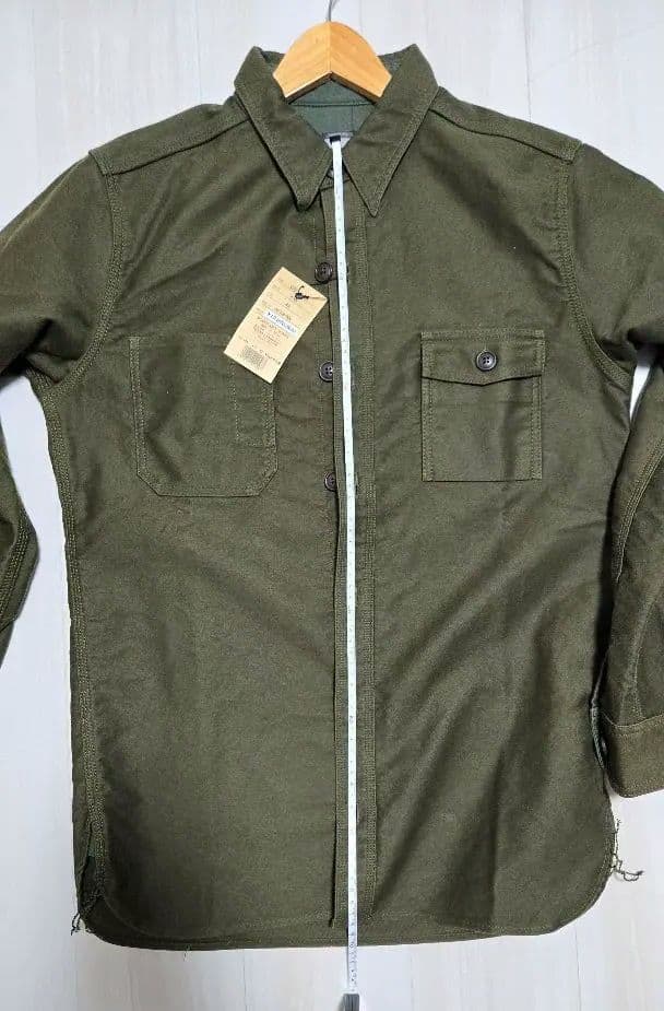 桃太郎ジーンズ モールスキン 長袖シャツ