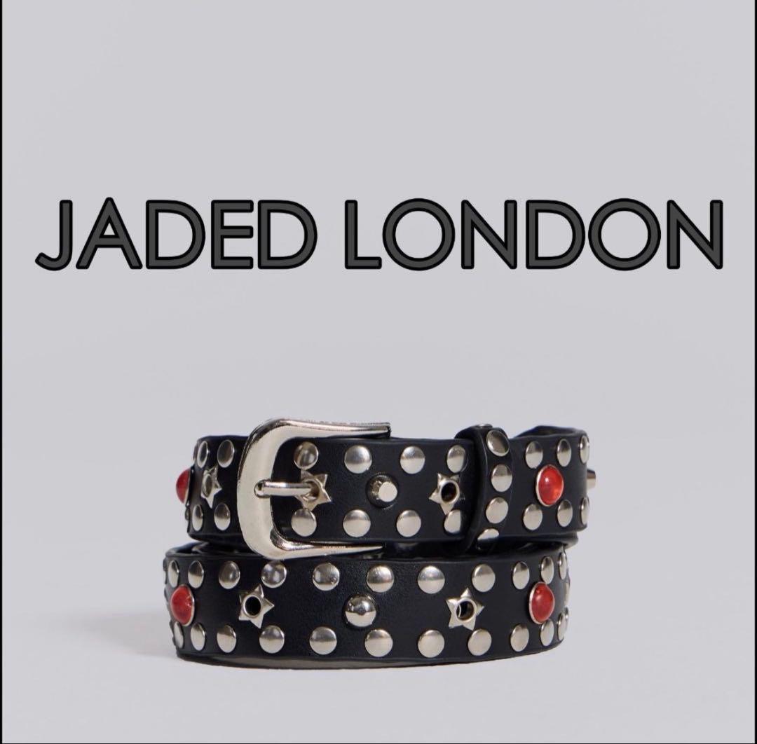 JADED LONDON スタッズ ベルト 本革 - メルカリ