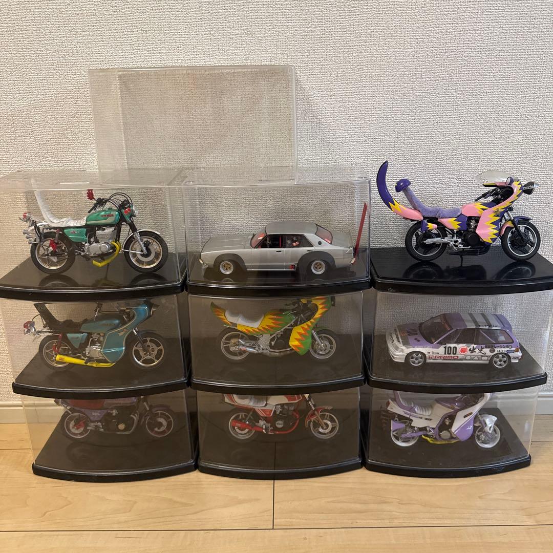 俺のマシン RG250R 完成品 当時物 旧車會 暴走族 爆発カラー 1/12