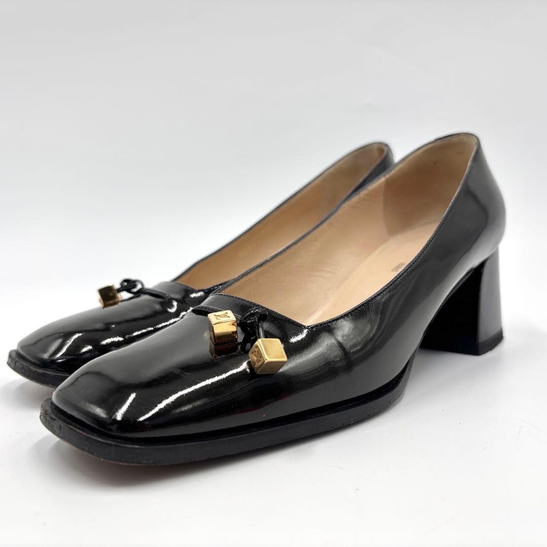 LOUIS VUITTON ルイヴィトン パンプス スクエア ロゴキューブ 楽天市場】ルイヴィトン（形状（つま先）スクエアトゥ）（パンプス