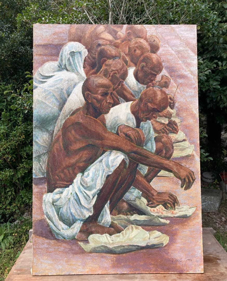 油絵　インドの人々 Amazon.co.jp: アート絵画 牧神とニンフのパンと植物 アカデミック