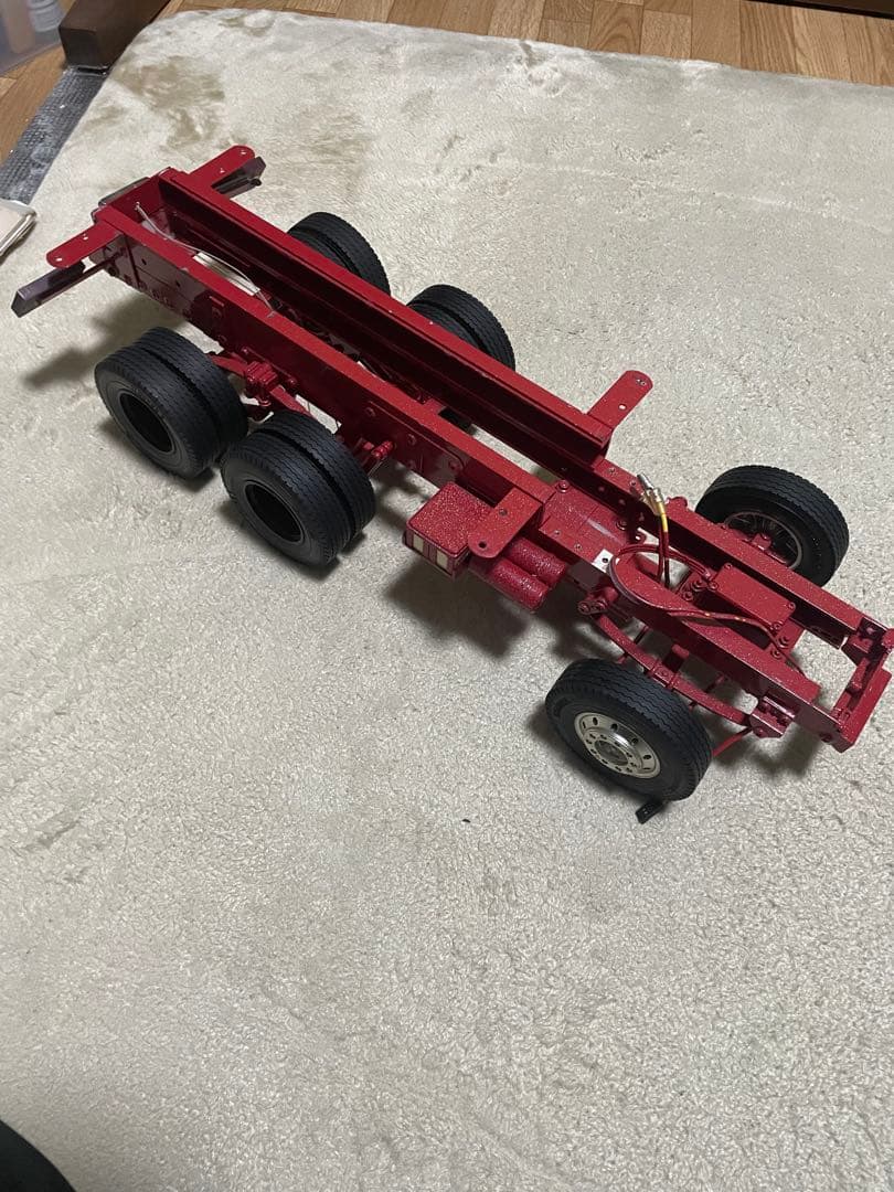 タミヤ1/14レインボーラメシャーシ、デカ箱荷台ムネトラ タミヤ1/14 ムネトラ テラヴィ 単車 デコトラ - テラビ ラジコン