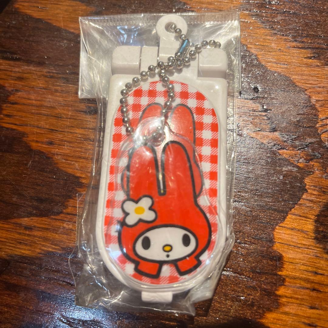 マイメロディ チェック柄ストラップ 1997年物