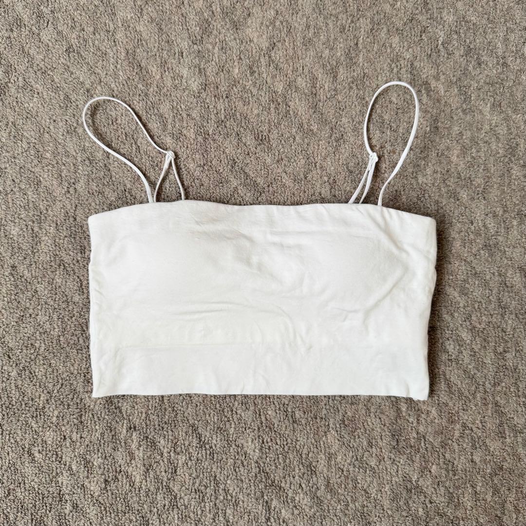 【新品未使用品】yo BIOTOP cropped bare bra top