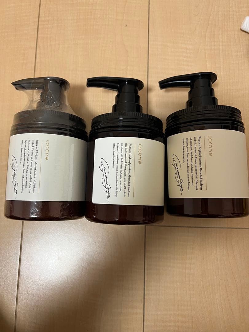 ecore シャンプー 3本セット ポンプ式　新品未使用