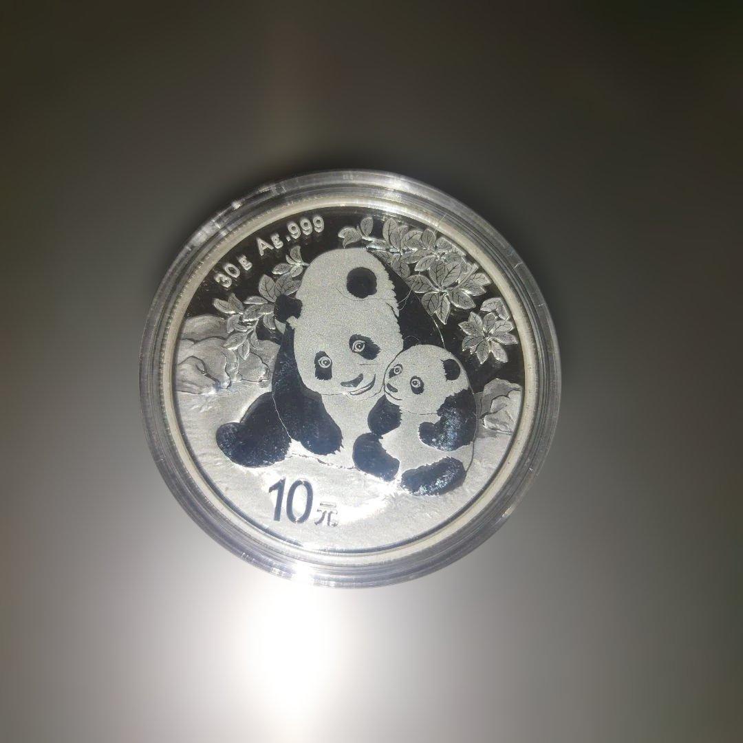 パンダ銀貨2024年