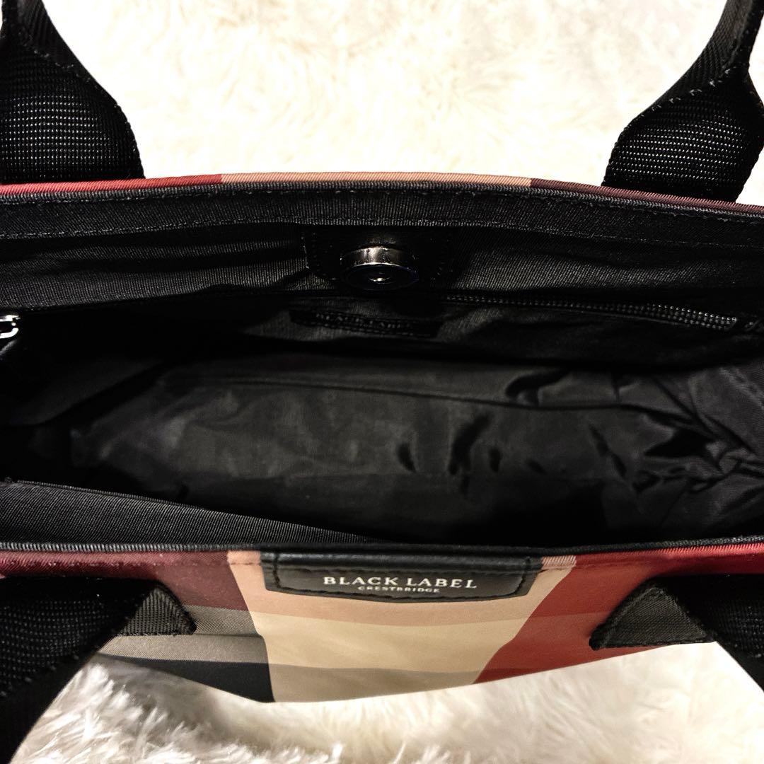 非売品 BLACK LABEL オリジナルレッドチェックトート ノベルティ